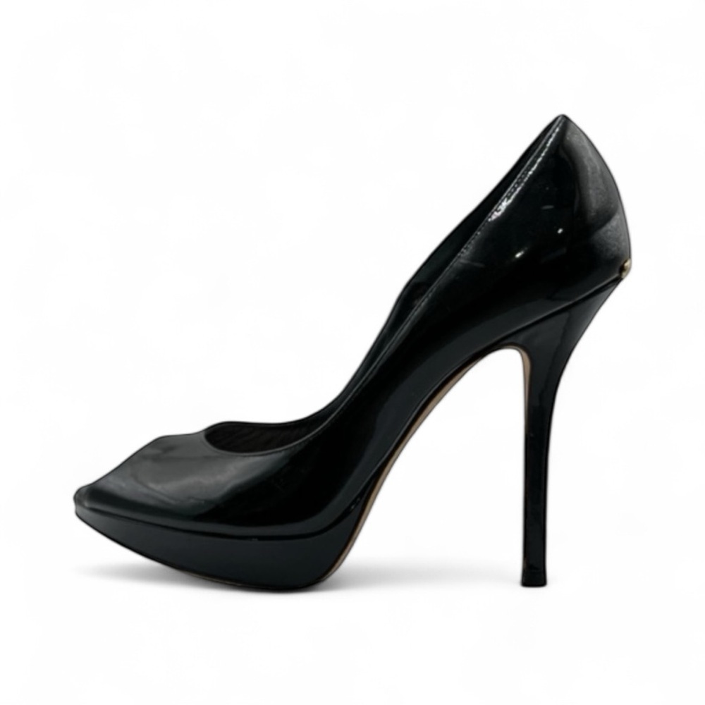 Christian Dior black high heels Elegant Black Peep-Toe
patent leather - Picture 3 of 13